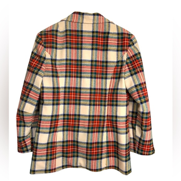 St.Moritz Almor of Canada Vintage Plaid Blazer, Wool, Fully Lined - Picture 3 of 13